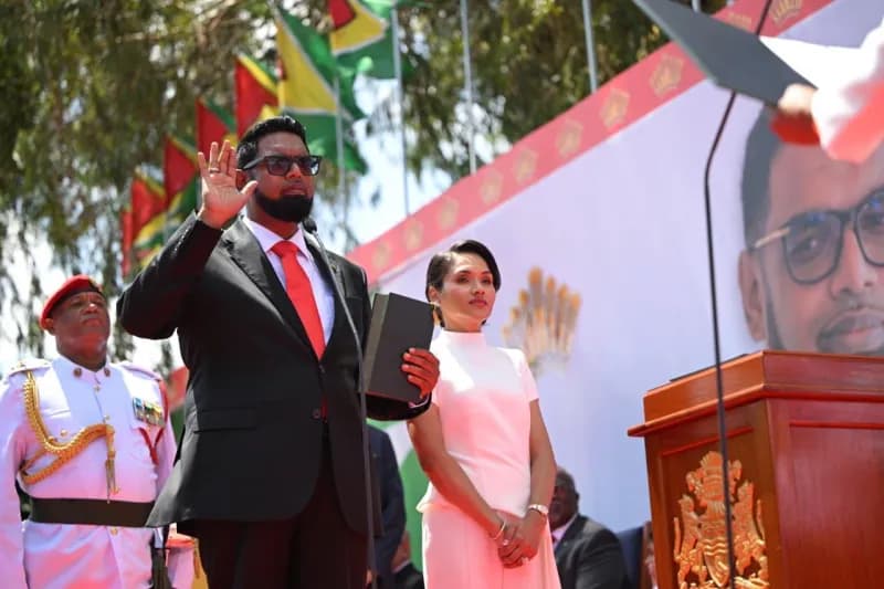 Dr Irfaan Ali Sworn in as President